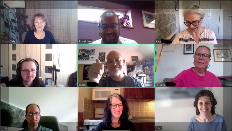 Zoom screen shot HSPconnect