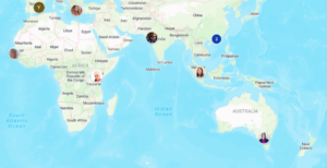 HSPconnect members in Africa, Asia & Australia
